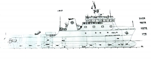 中国第一艘水下考古船重庆开建 能抗8级风浪
